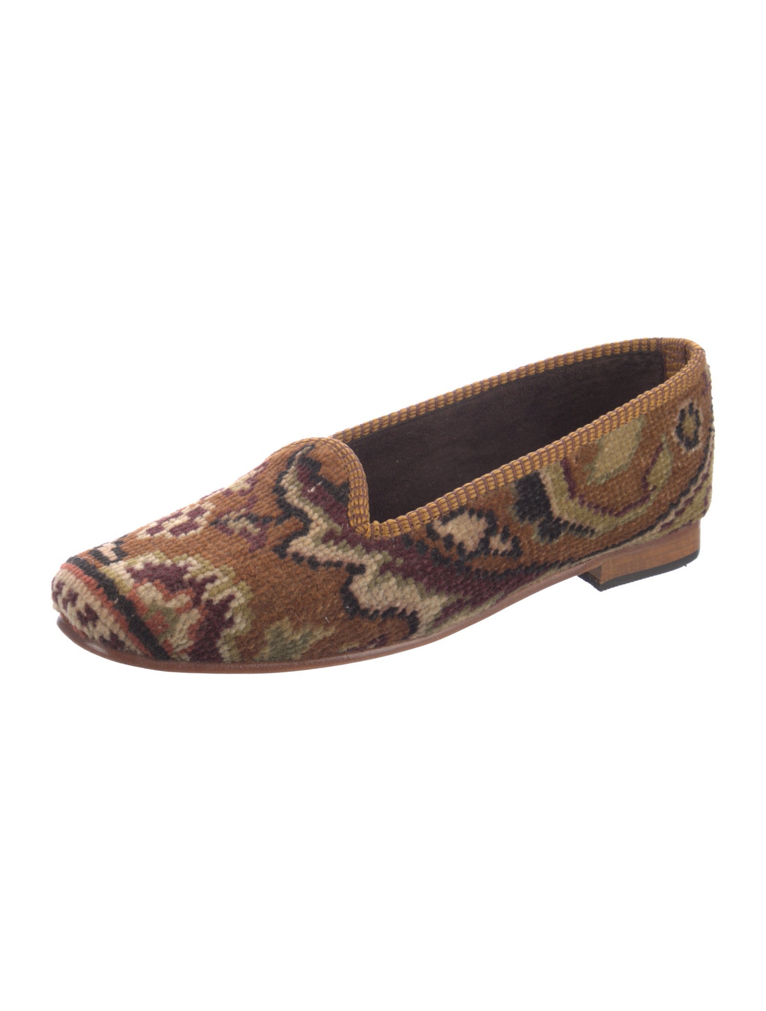 Artemis Design Co. Wool Printed Loafers