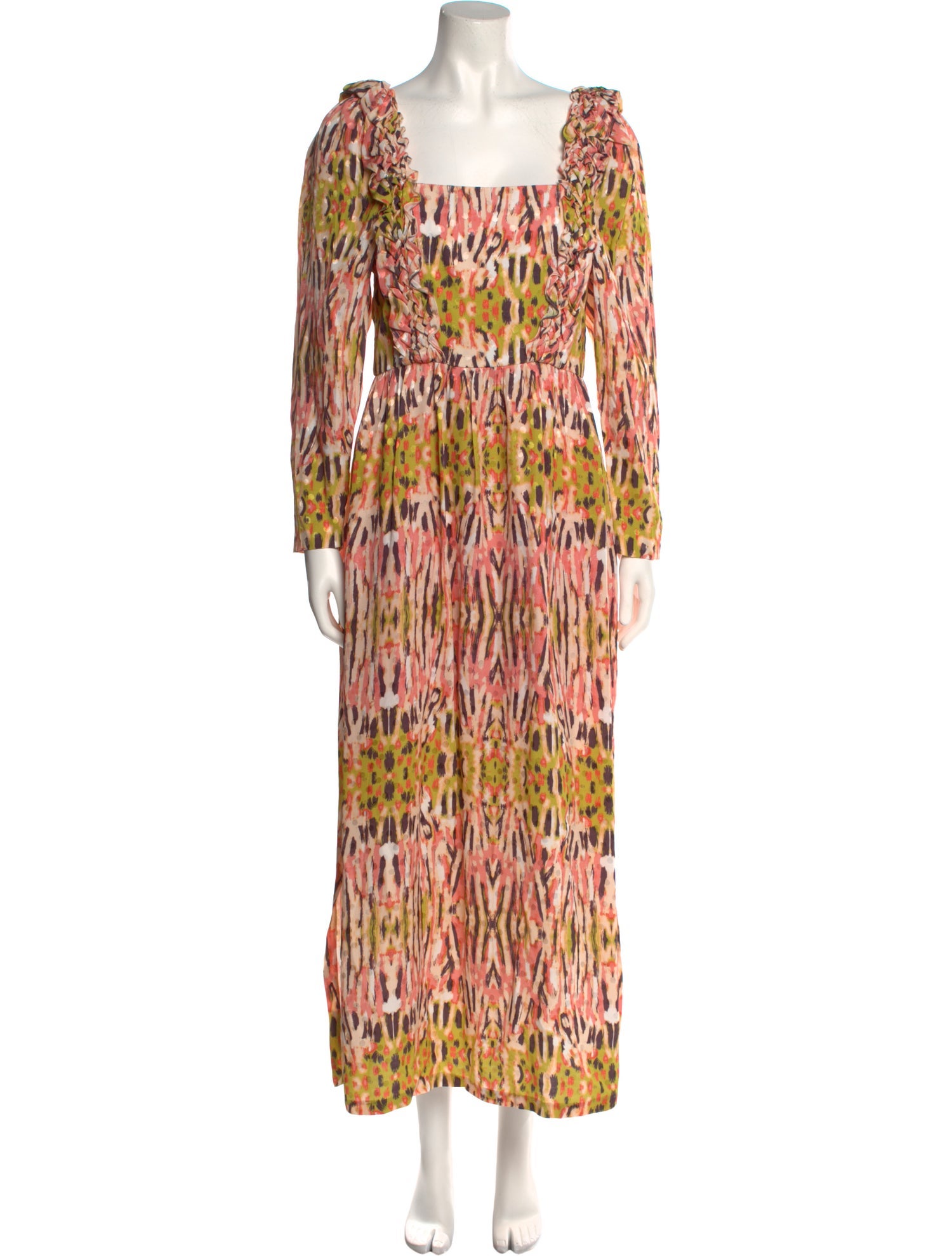 Atelier 1756 Printed Long Dress w/ Tags