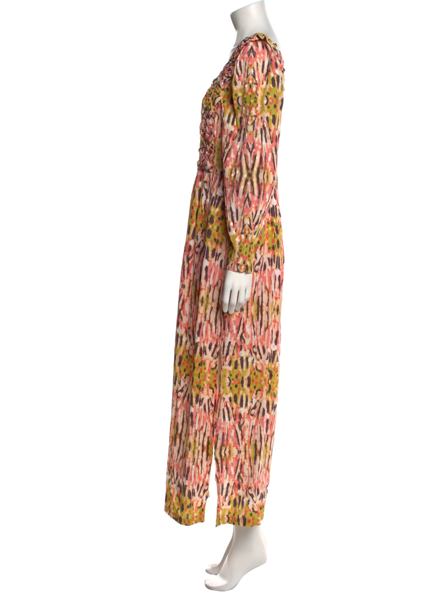 Atelier 1756 Printed Long Dress w/ Tags