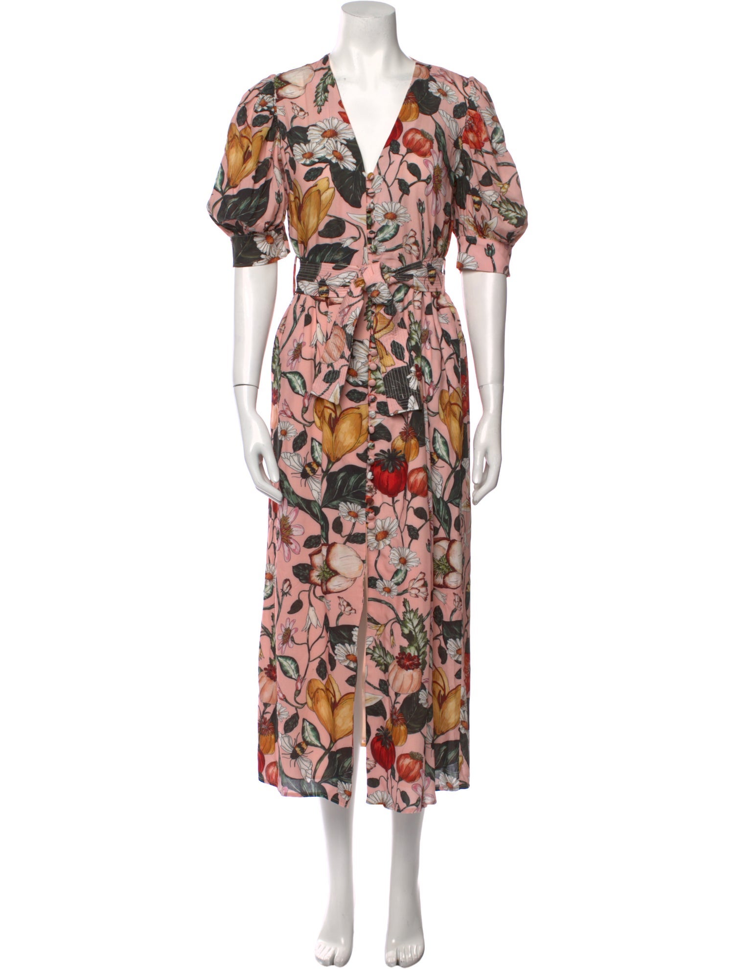 Atelier 1756 Floral Print Long Dress