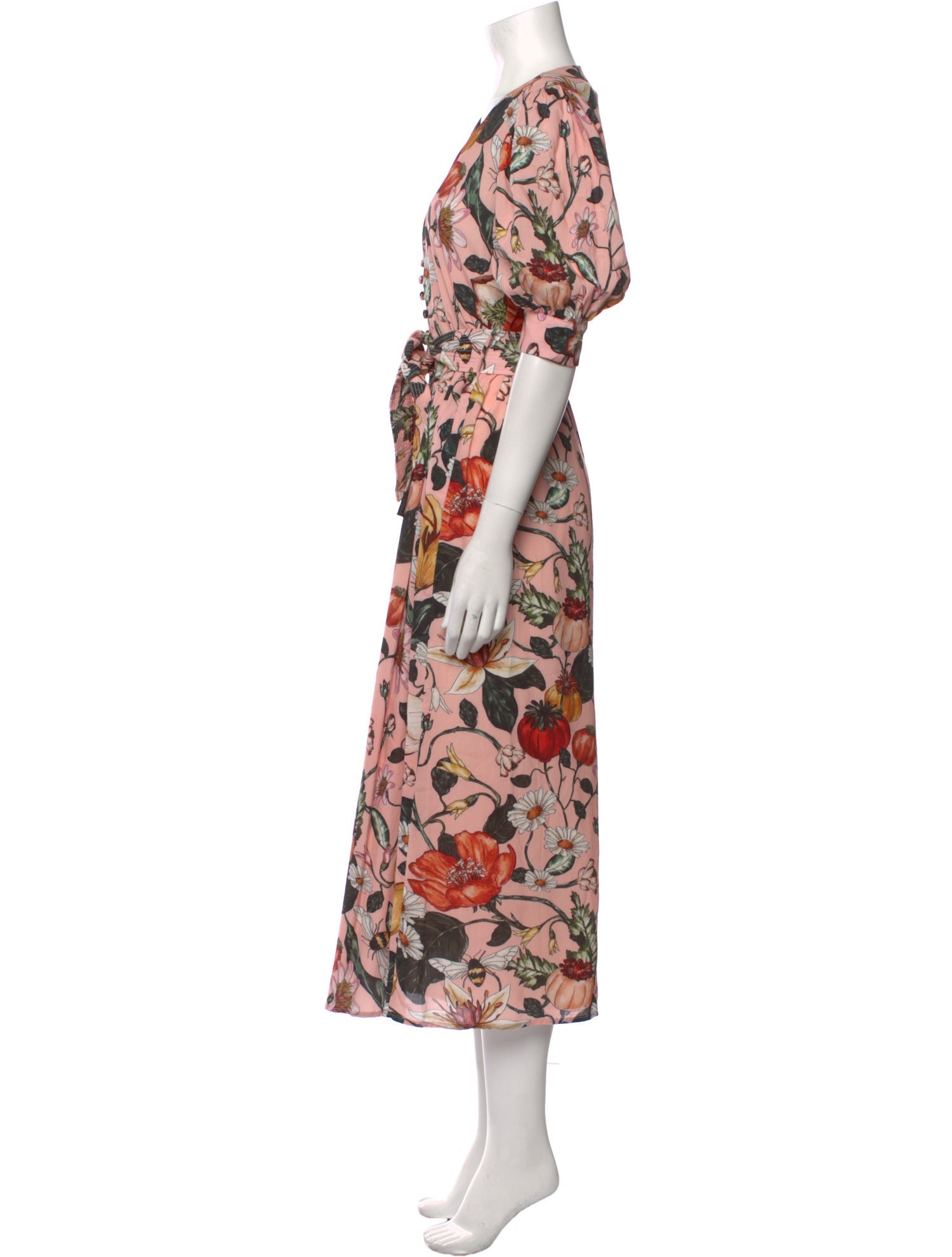 Atelier 1756 Floral Print Long Dress