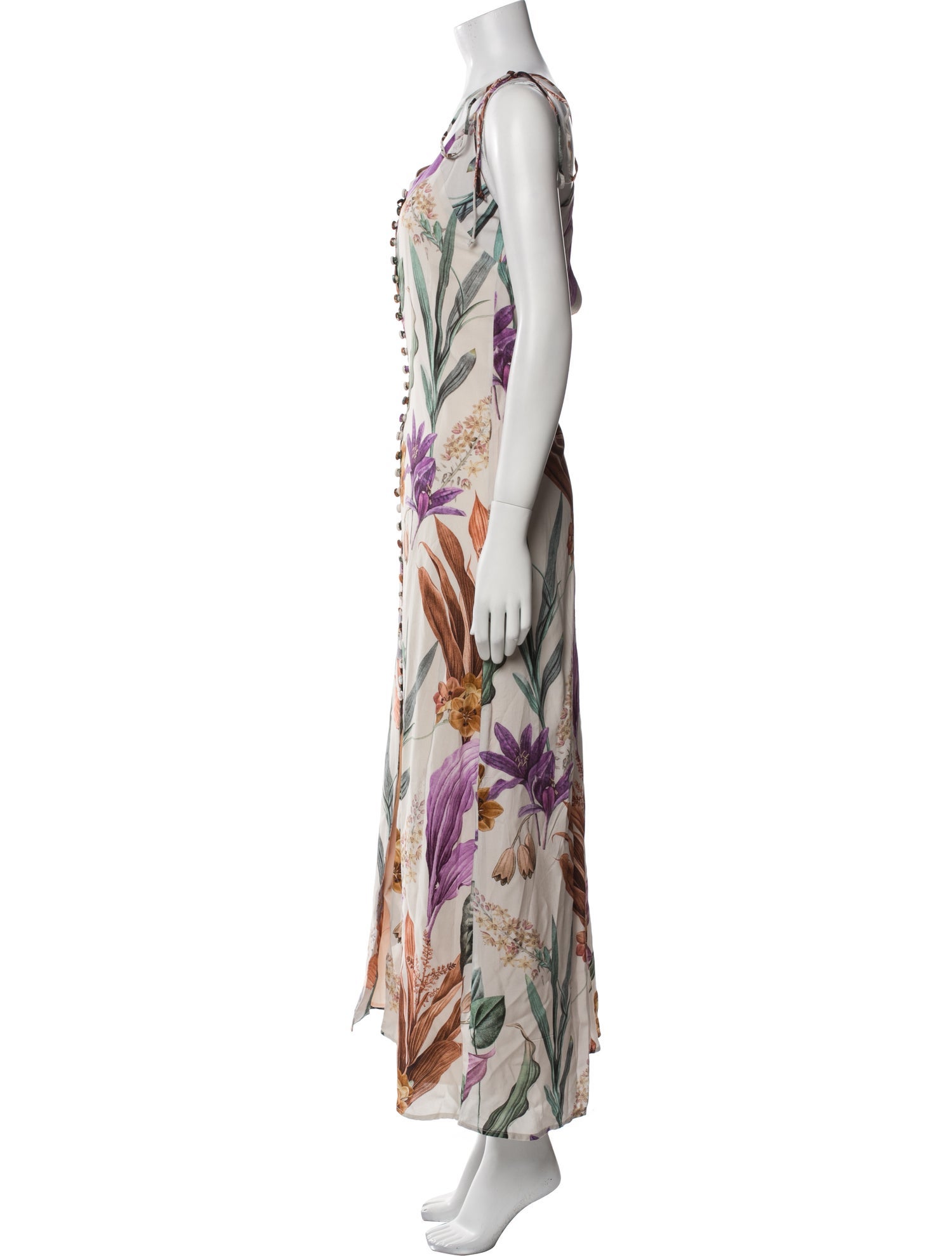 Atelier 1756 Floral Print Long Dress w/ Tags