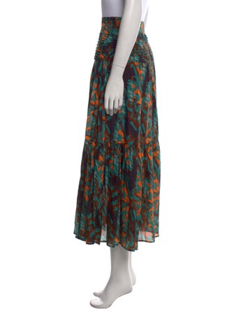 Atelier 1756 Floral Print Midi Length Skirt