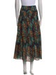 Atelier 1756 Floral Print Midi Length Skirt