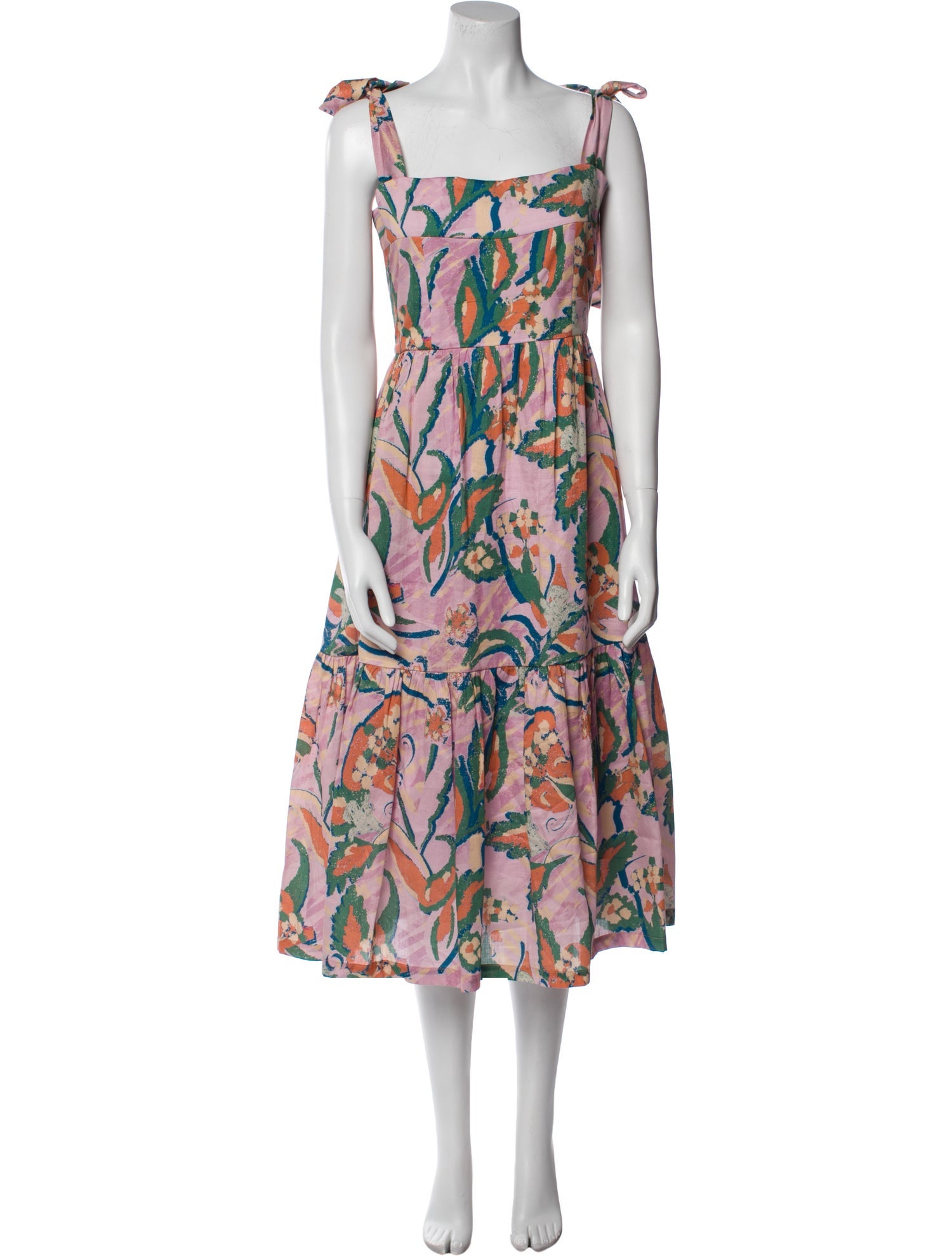 Atelier 1756 Floral Print Long Dress