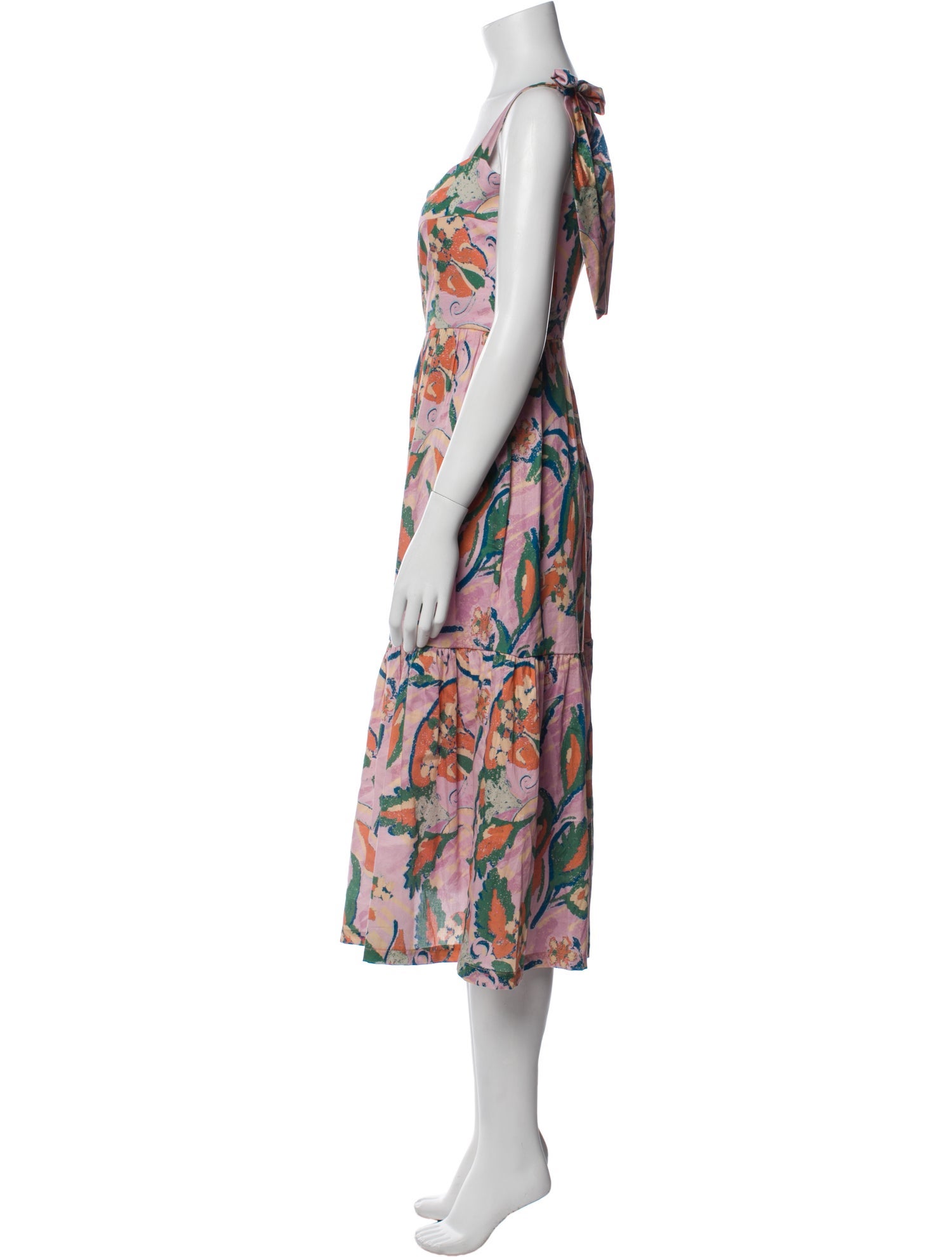 Atelier 1756 Floral Print Long Dress