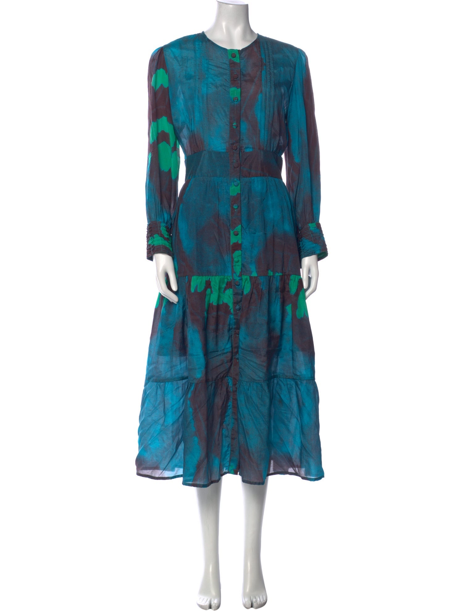 Atelier 1756 Tie-Dye Print Long Dress