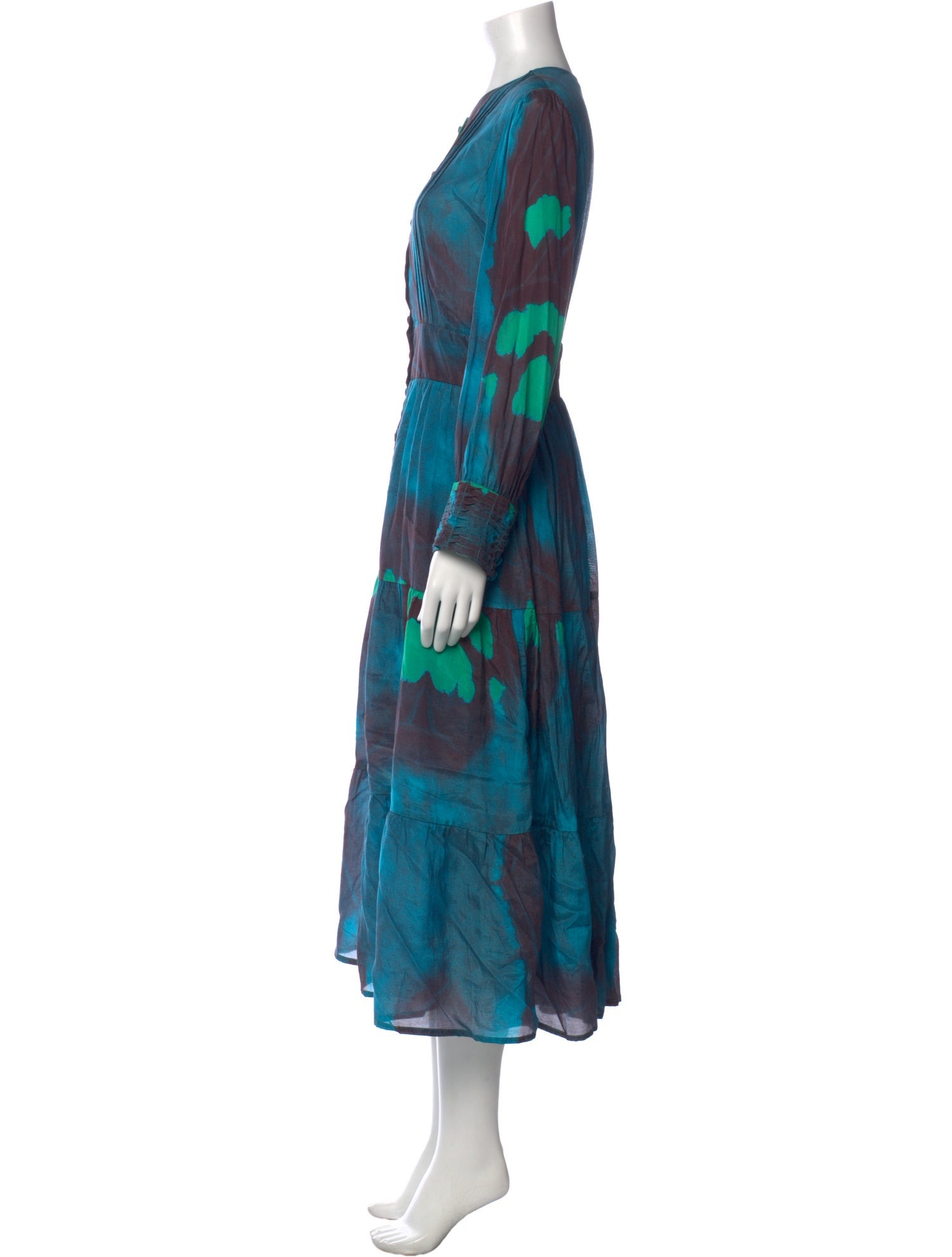 Atelier 1756 Tie-Dye Print Long Dress