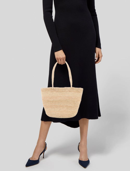 Artesano Raffia Bucket Bag