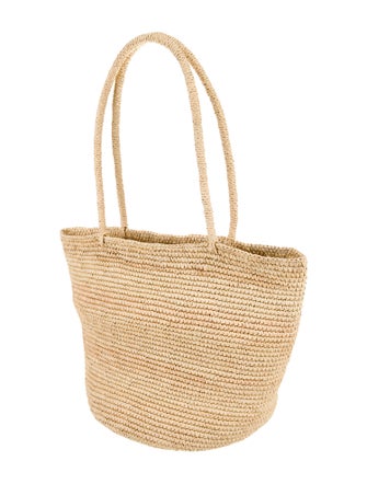 Artesano Raffia Bucket Bag