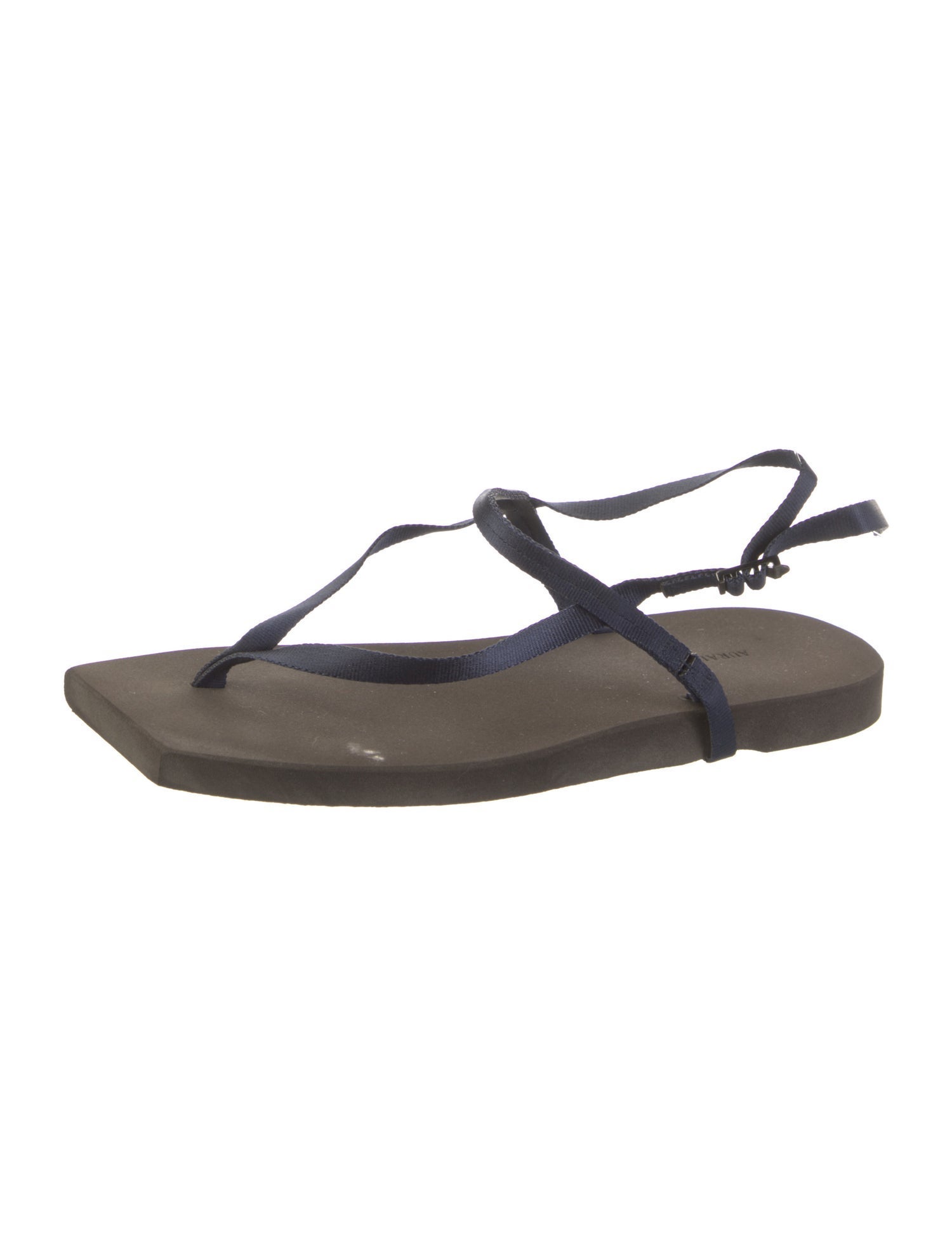 靴 AURALEE leather beltsandals BLUE GRAY Auralee Sandals - Blue Sandals, Shoes - WARUA20419 | The