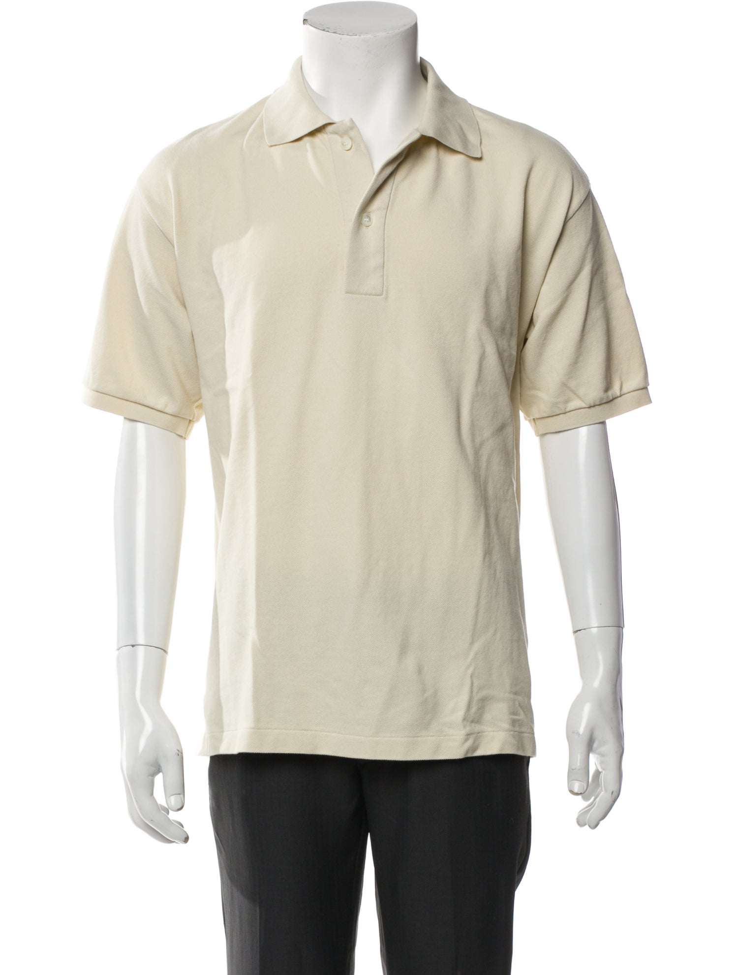 Auralee Collar Short Sleeve Polo Shirt