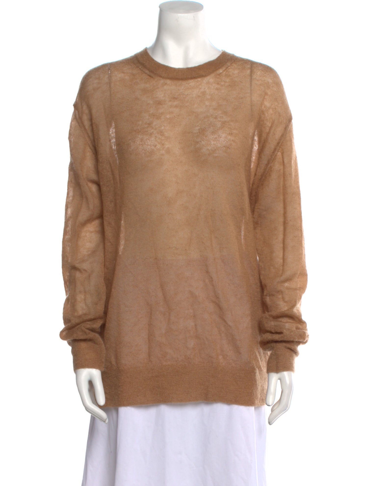 Auralee Mohair Crew Neck Sweater