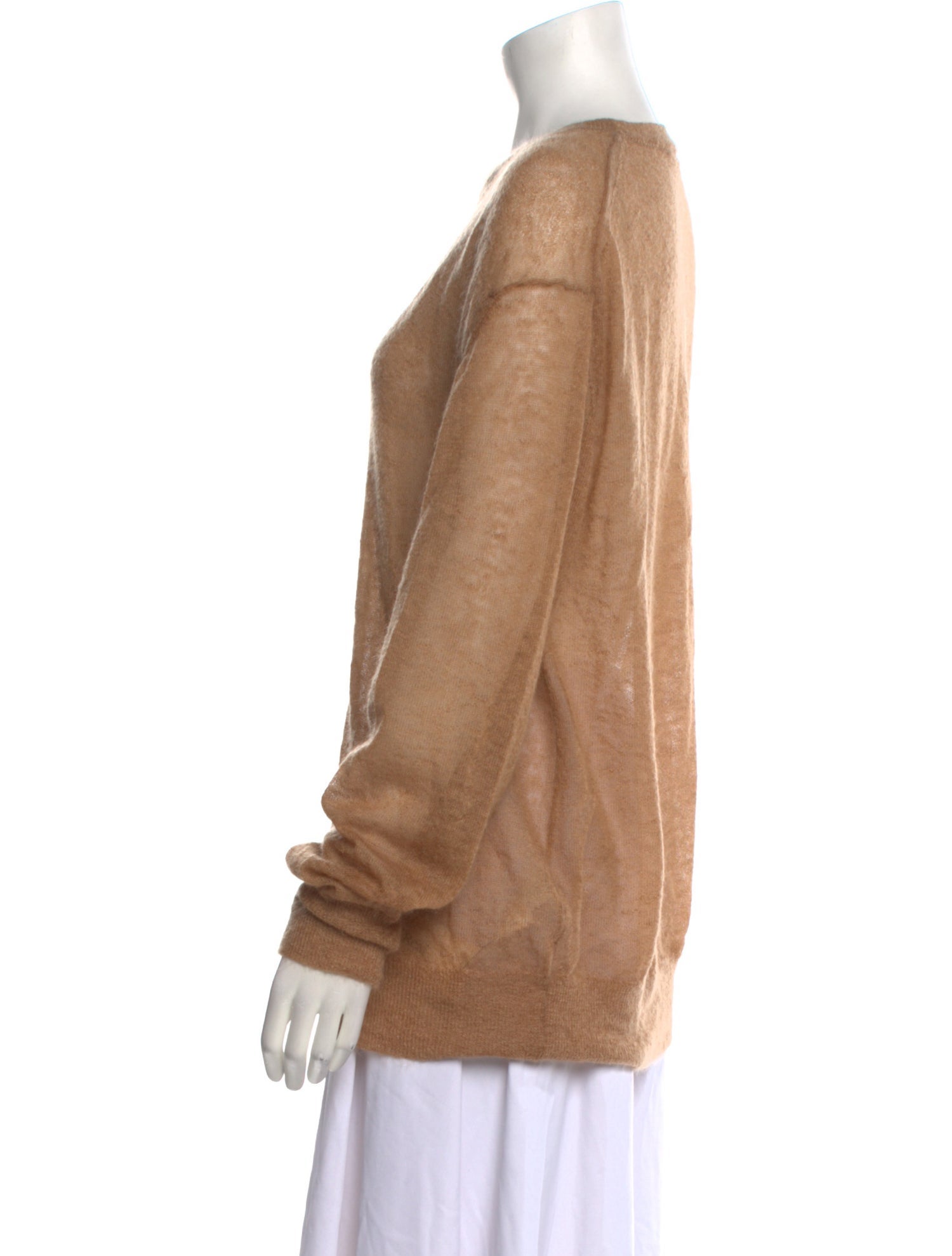 Auralee Mohair Crew Neck Sweater