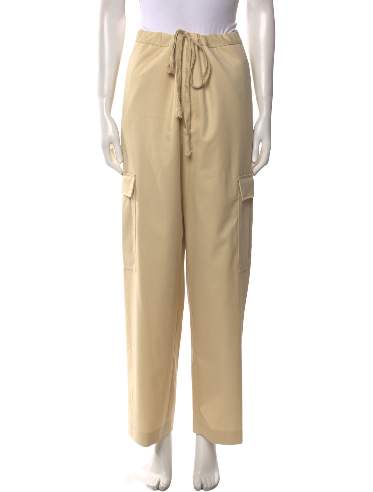 Auralee Wool Wide Leg Pants