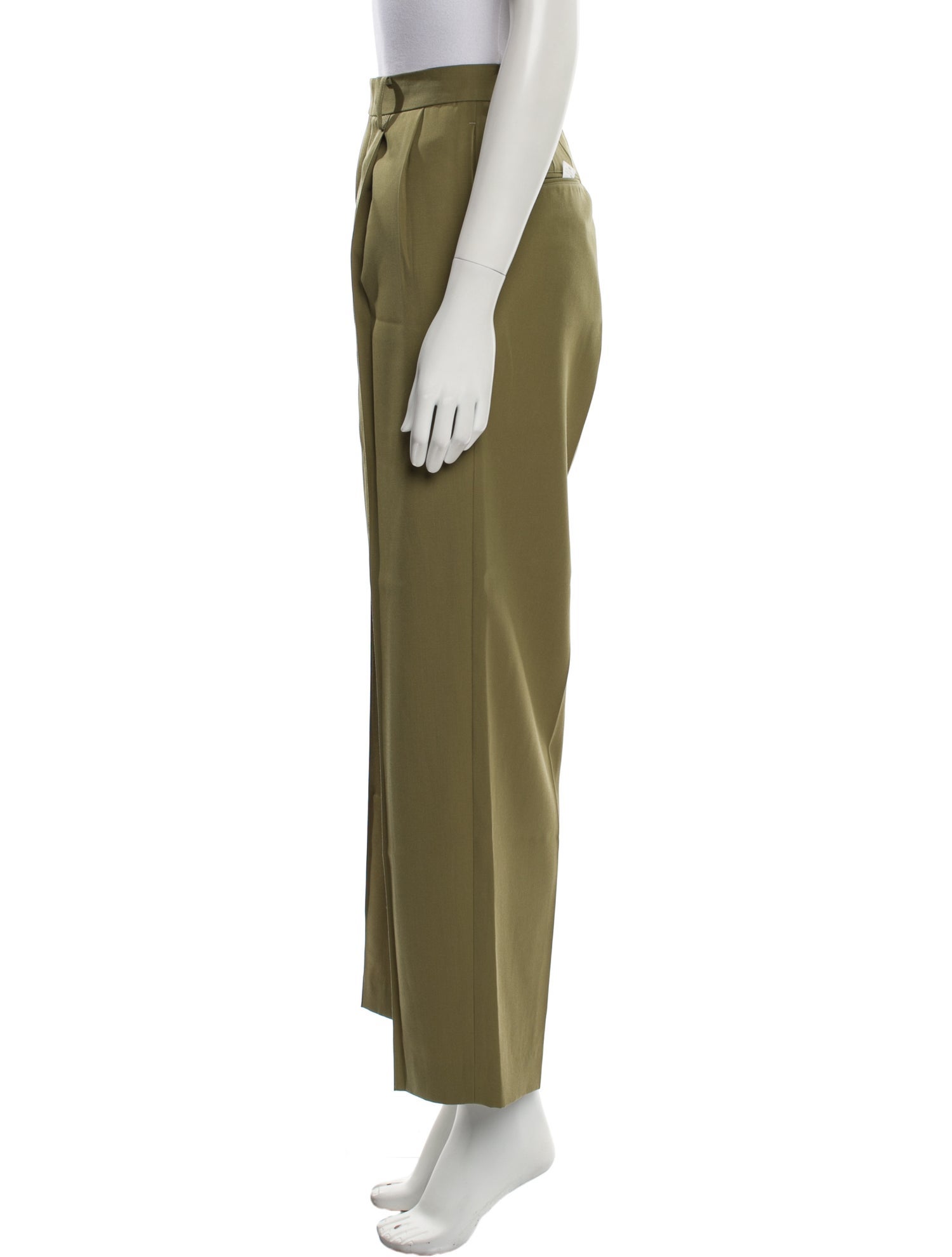 Auralee Merino Wool Wide Leg Pants