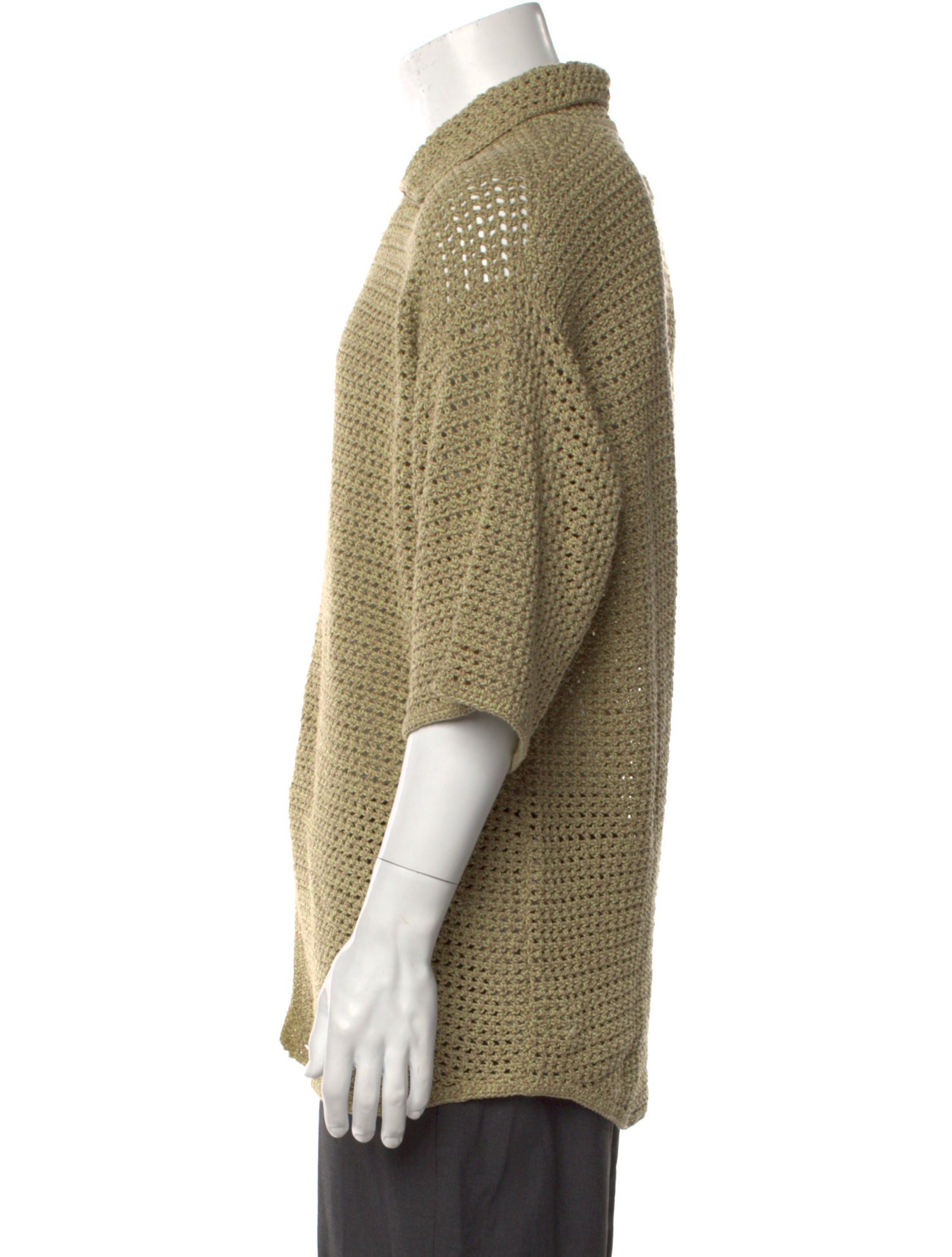 Auralee Lace Pattern Short Sleeve Shirt w/ Tags