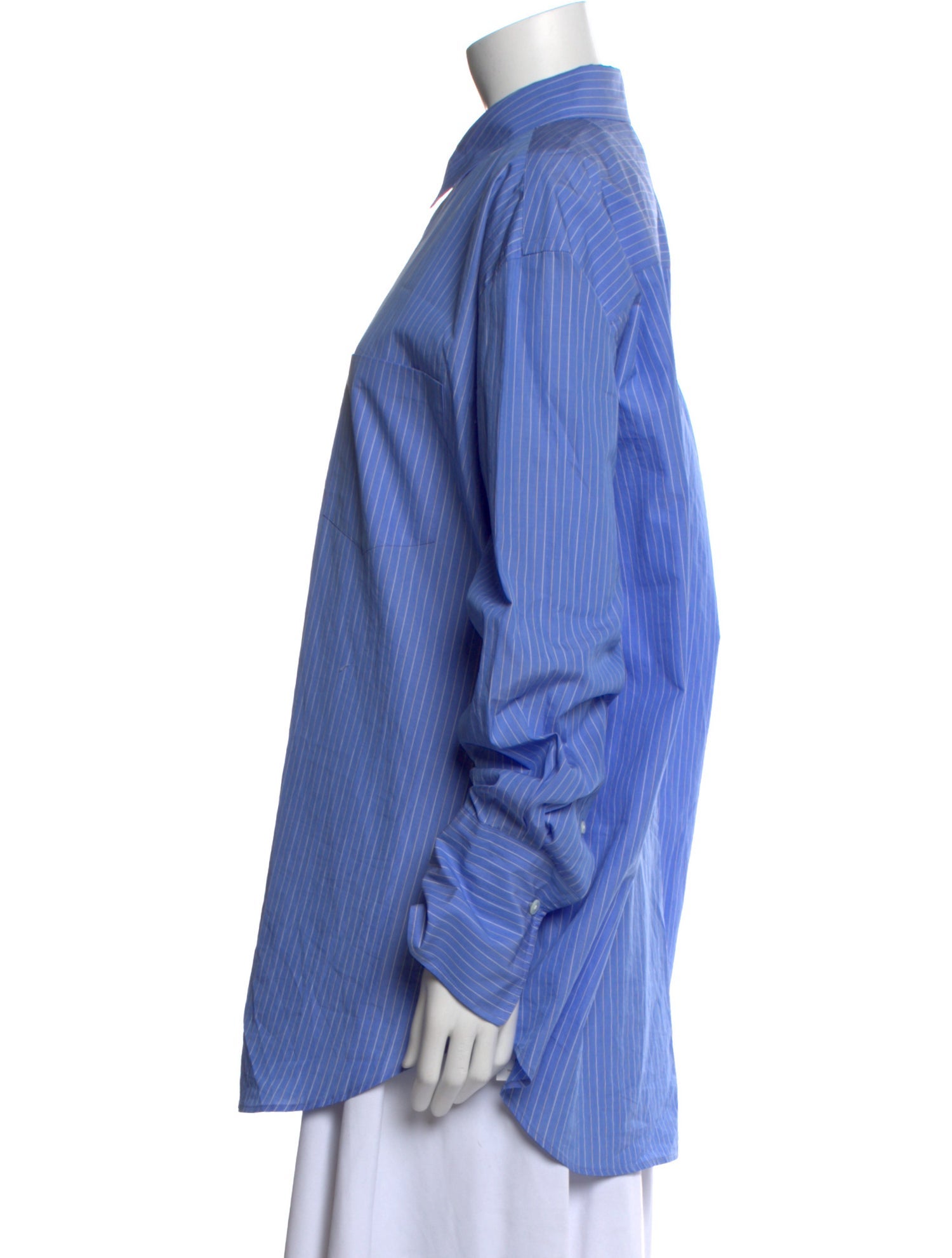 Auralee Long Sleeve Button-Up Top