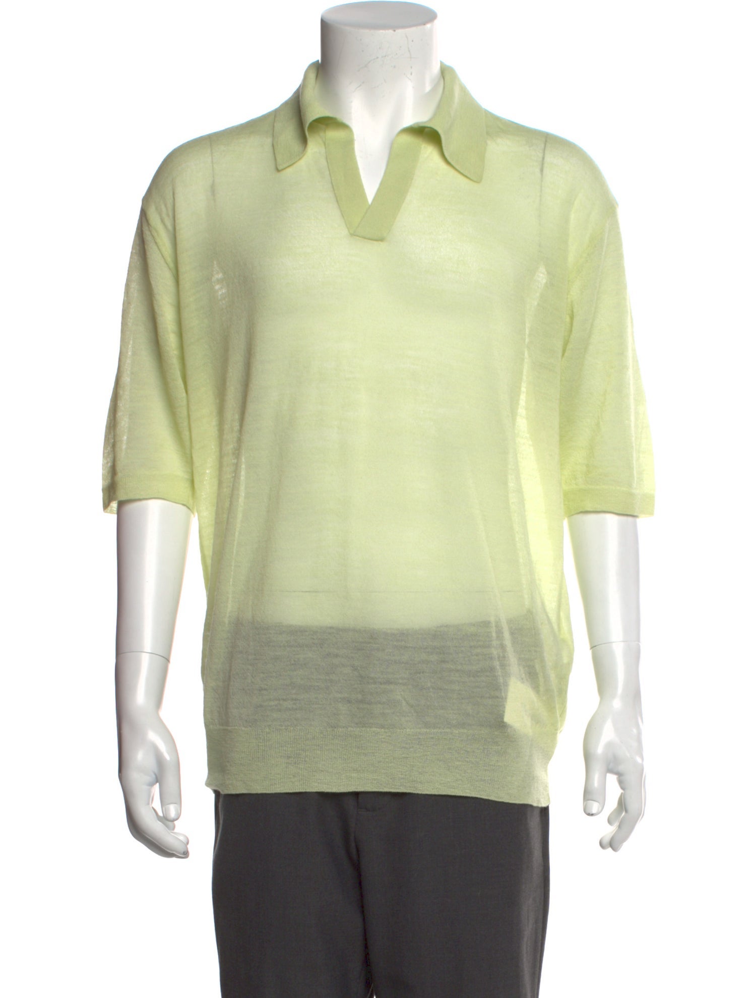 Auralee Wool Short Sleeve Shirt