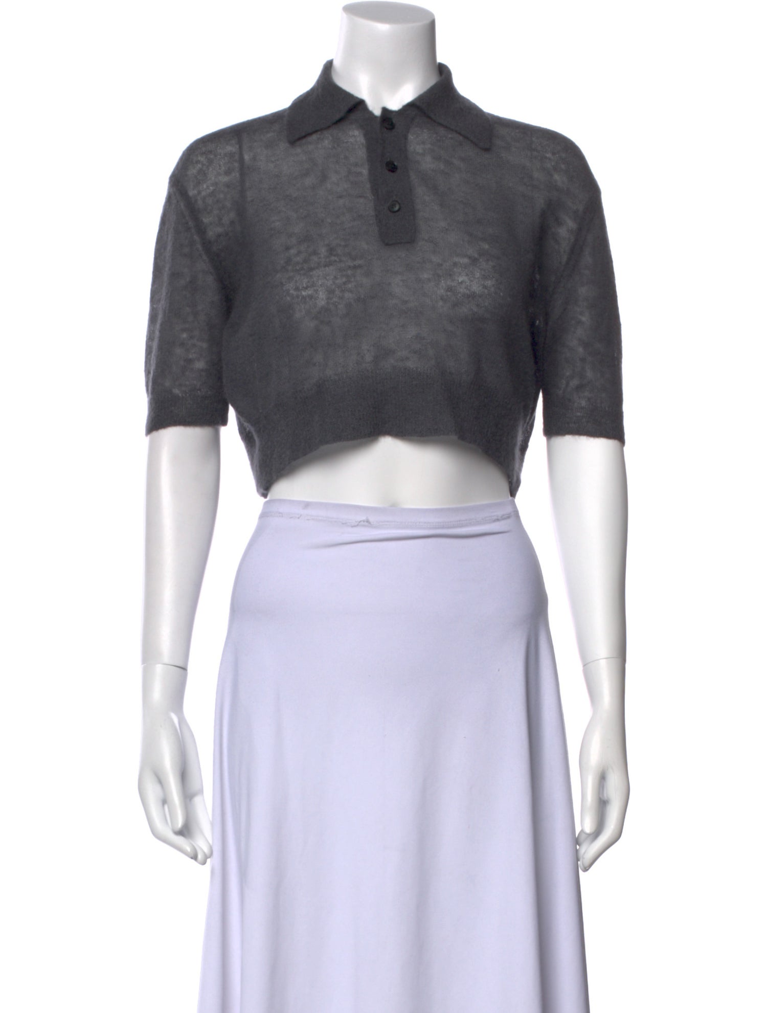 Auralee Nylon Crew Neck Sweater