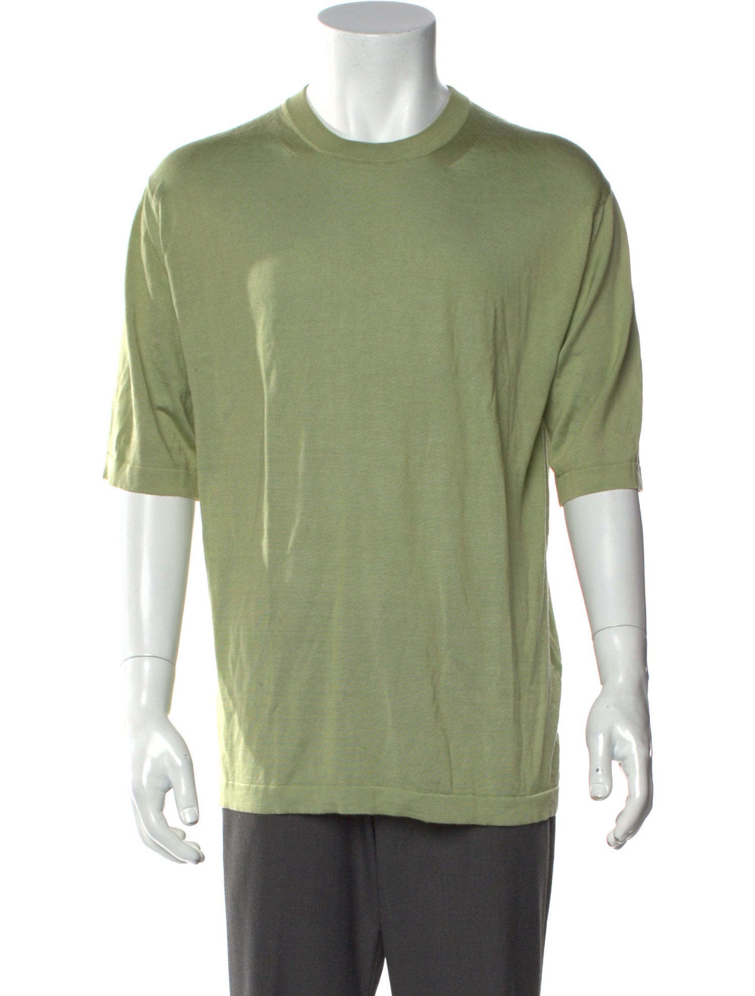 Auralee Silk Crew Neck T-Shirt