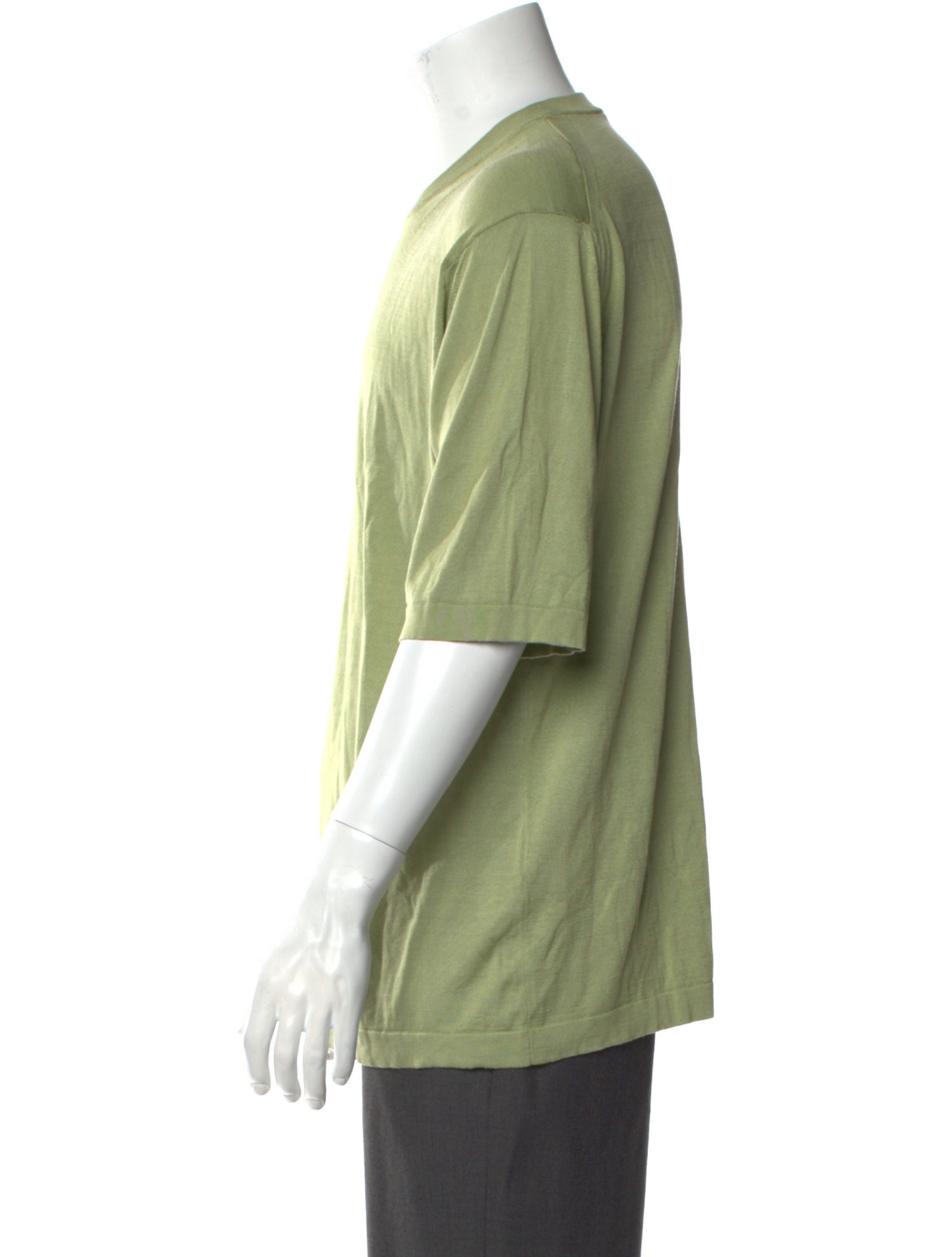 Auralee Silk Crew Neck T-Shirt