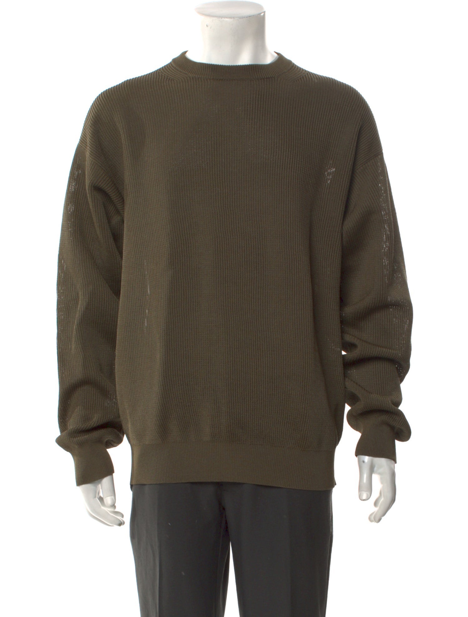 Auralee Crew Neck Long Sleeve Pullover