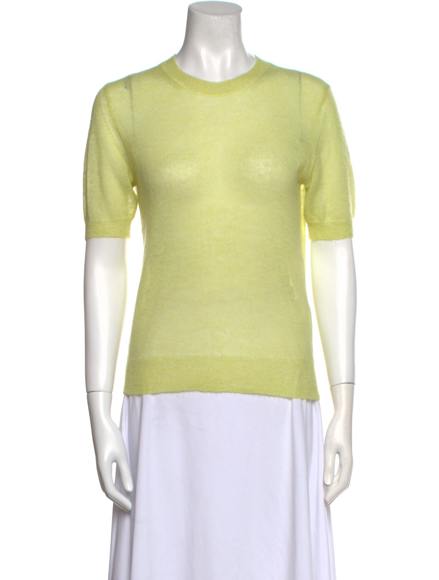 Auralee Mohair Crew Neck Sweater