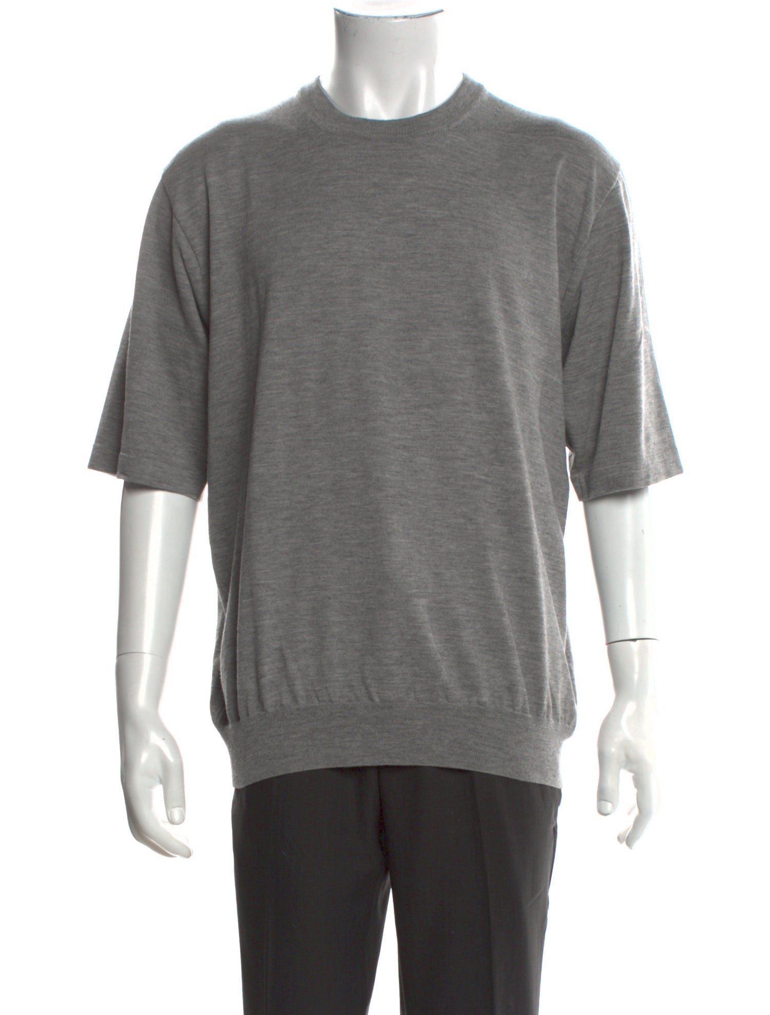 Auralee Cashmere Crew Neck T-Shirt