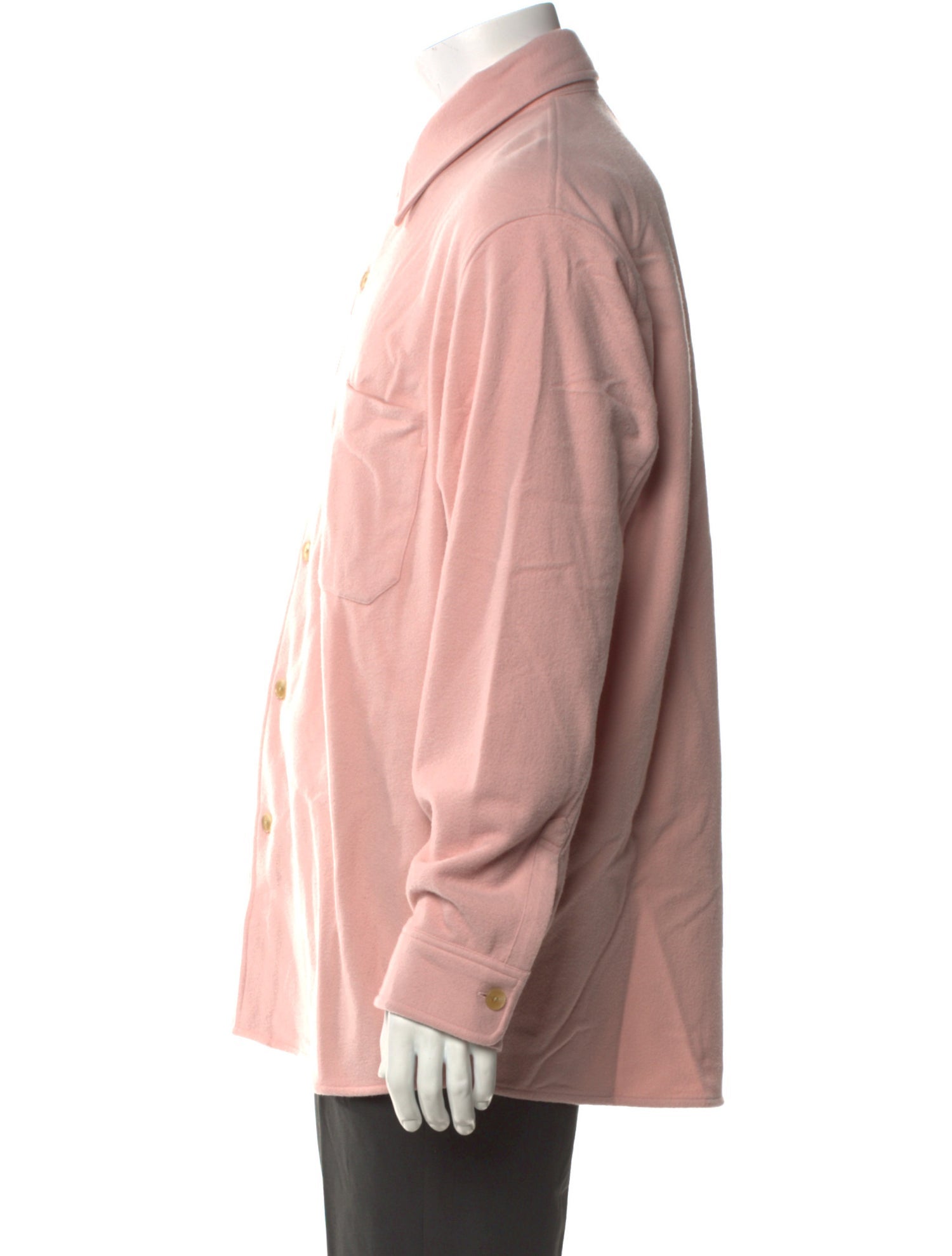 Auralee Wool Long Sleeve Shirt