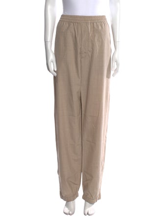 Auralee Linen Straight Leg Pants