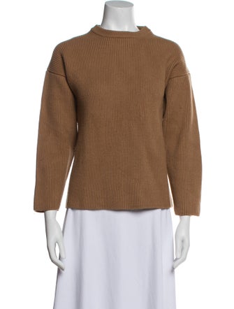 Auralee Wool Mock Neck Sweater