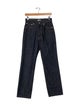 Auralee High-Rise Straight Leg Jeans
