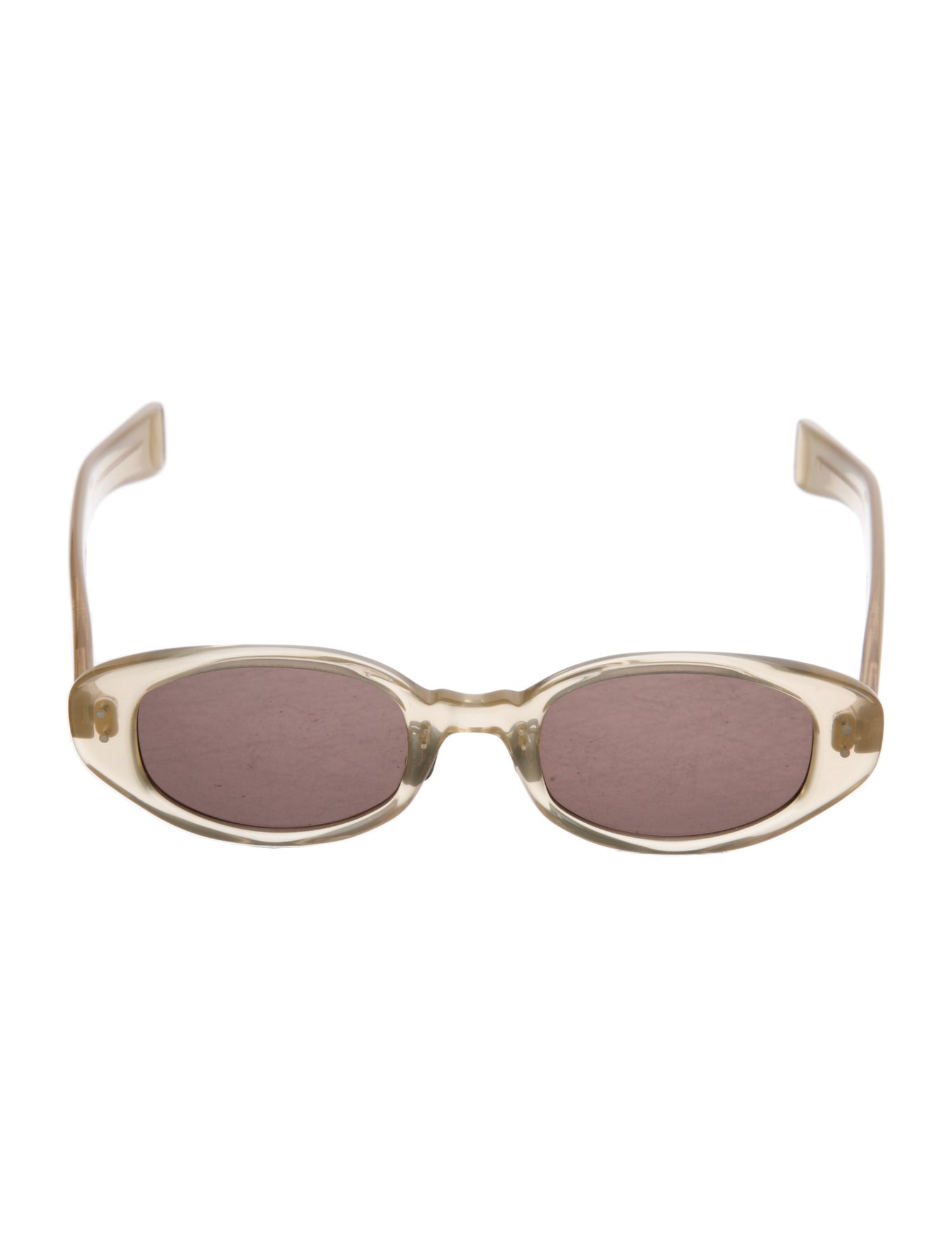 Auralee Round Mirrored Sunglasses
