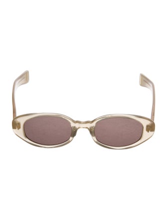 Auralee Round Mirrored Sunglasses
