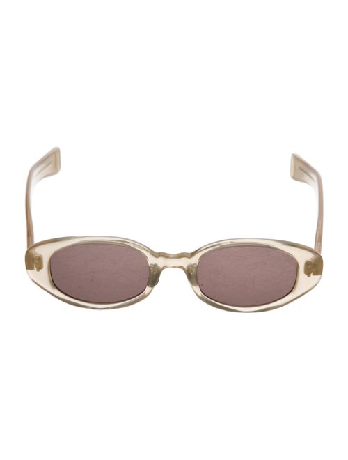 Auralee Round Mirrored Sunglasses