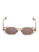 Auralee Round Mirrored Sunglasses