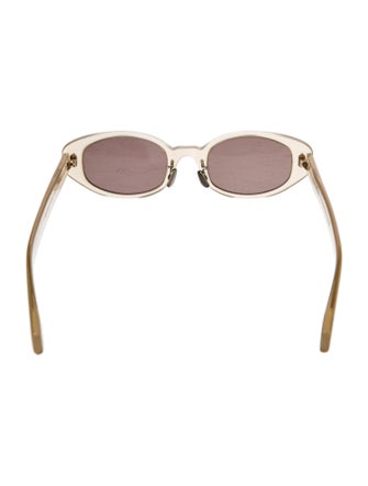 Auralee Round Mirrored Sunglasses