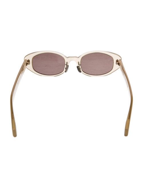 Auralee Round Mirrored Sunglasses