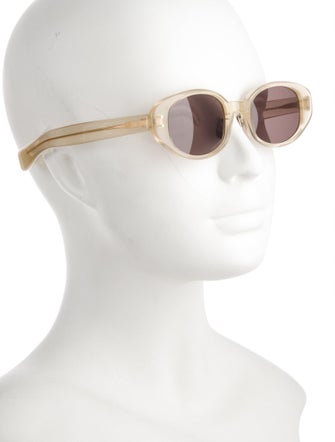 Auralee Round Mirrored Sunglasses