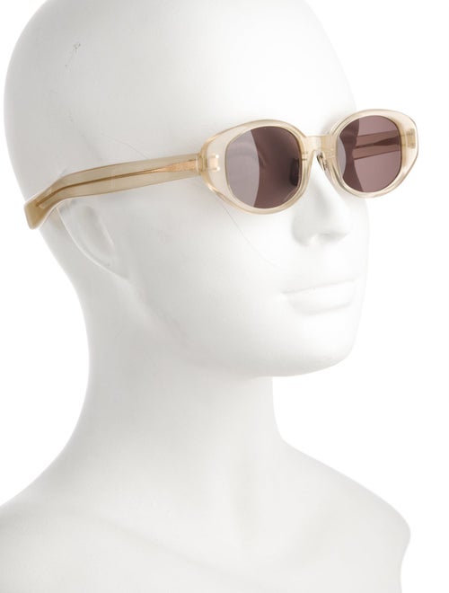 Auralee Round Mirrored Sunglasses