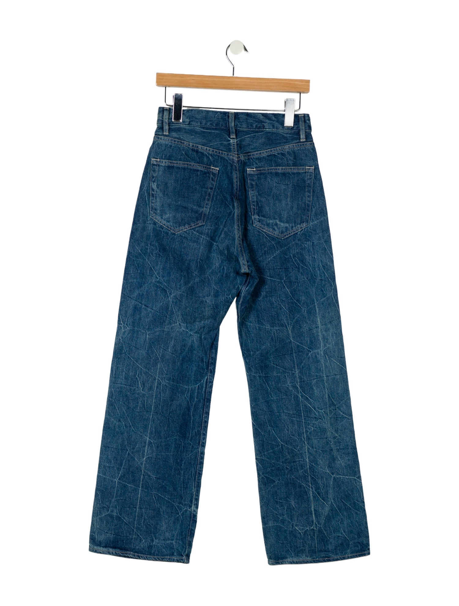 Auralee High-Rise Wide Leg Jeans