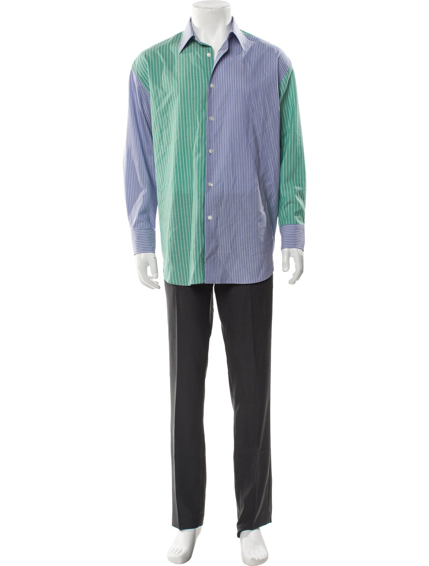 Auralee Wool Striped Shirt w/ Tags