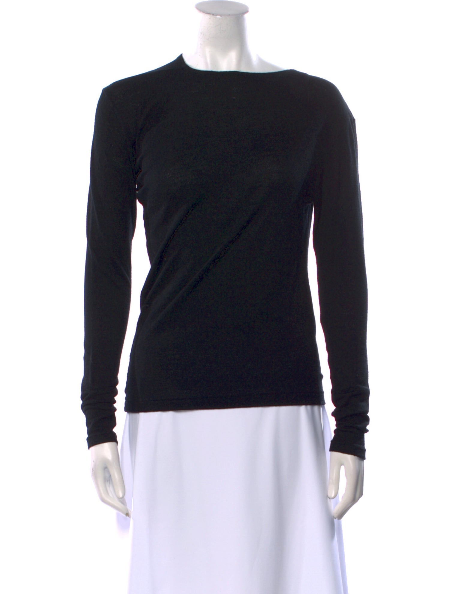 Auralee Wool Scoop Neck Top