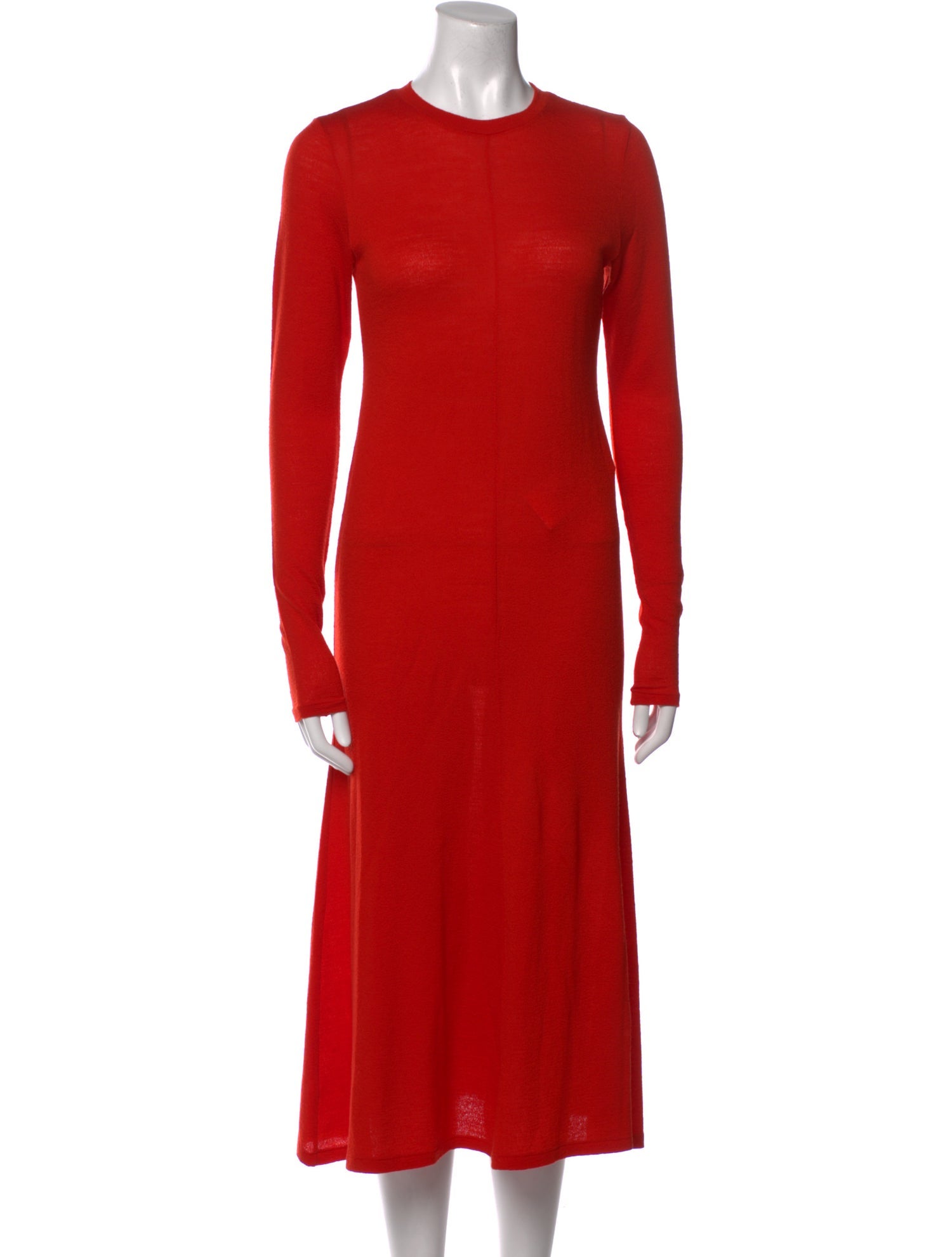 Auralee Wool Midi Length Dress