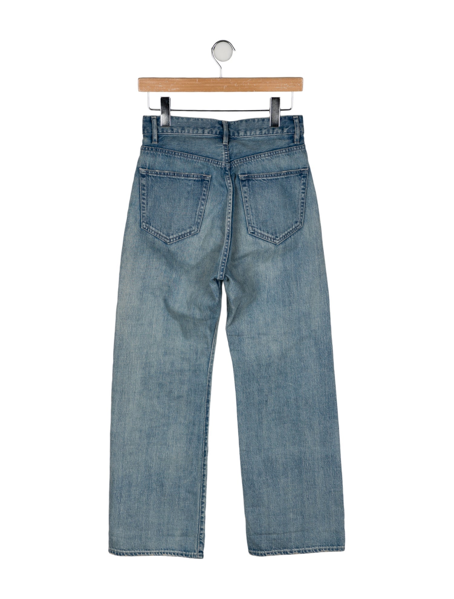 Auralee High-Rise Wide Leg Jeans