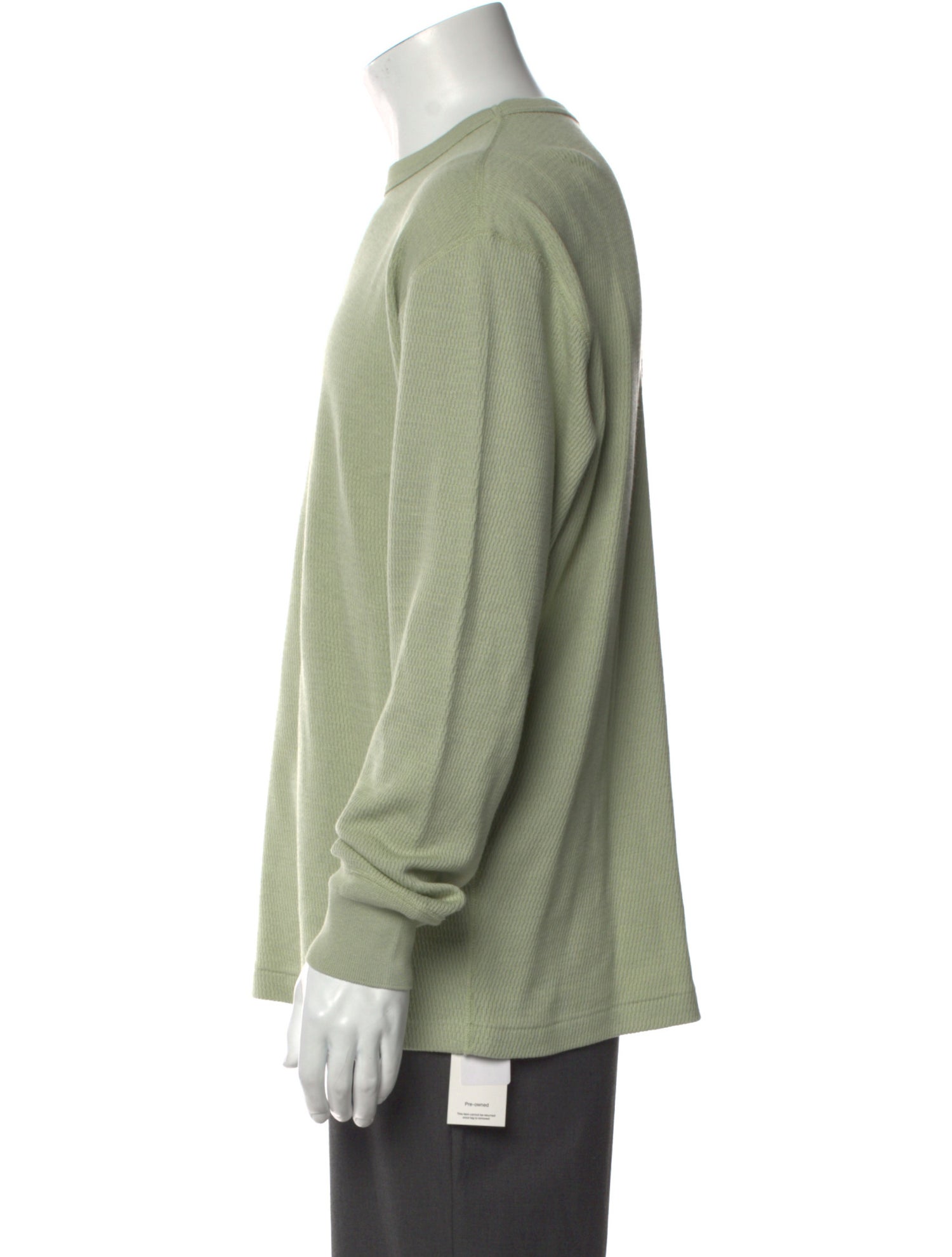 Auralee Crew Neck Long Sleeve Pullover