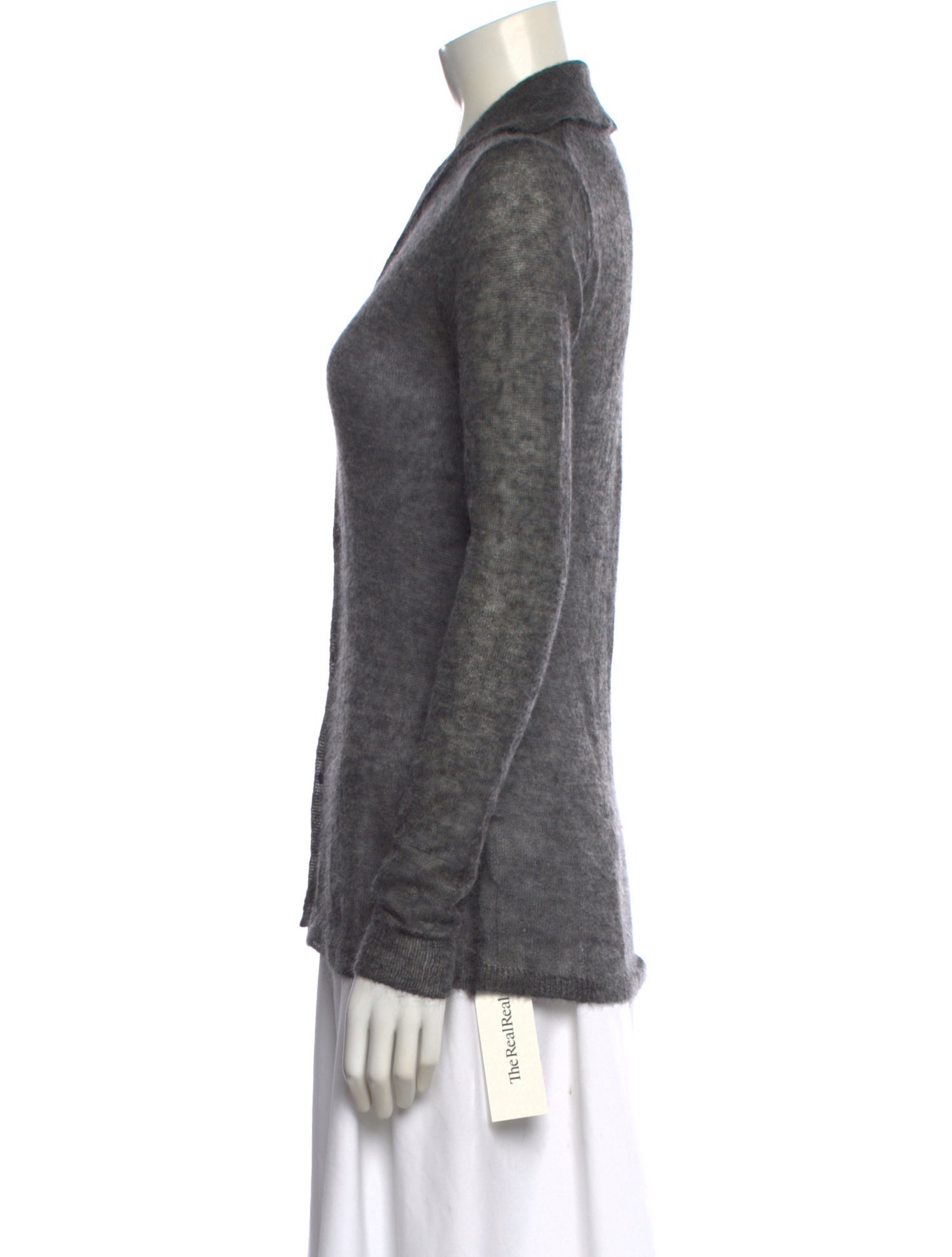 Auralee Mohair V-Neck Sweater