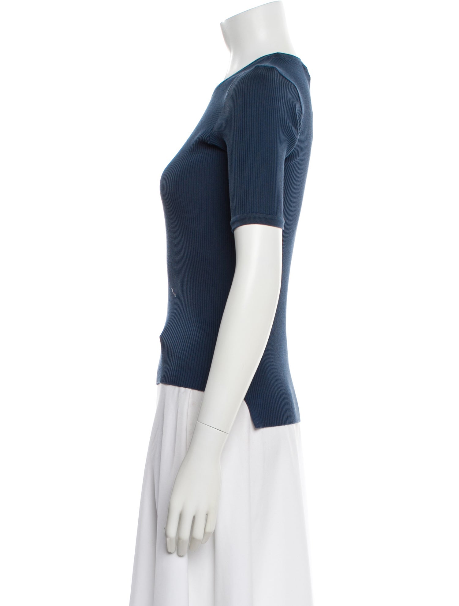 Auralee Crew Neck Short Sleeve Top w/ Tags