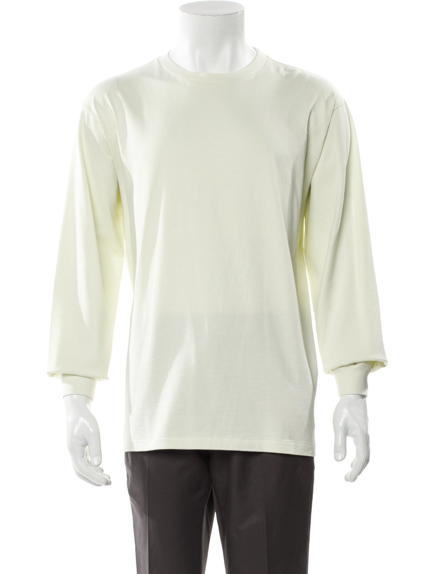 Auralee Crew Neck Long Sleeve T-Shirt w/ Tags